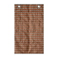thumbnail image 1 of Vintage Hanging Pocket Organizer, Horizontal Ogee Pattern Funky Colors Retro Inspired Geometric Pattern, Printed Polyester Storage Bag with Pockets, 21" x 31", Burnt Orange Turquoise, 1 of 2