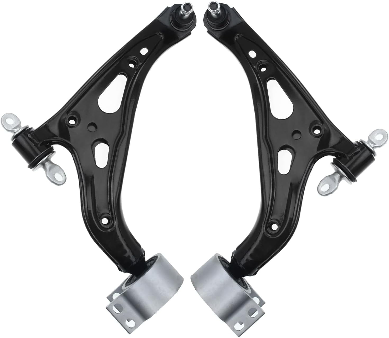 Detroit Axle - 2.5L Front Control Arms Kit for 2017 2018 2019 2020 Buick Envision, 2 Lower Control Arms with Ball Joint 2 Stabilizer Sway Bar End Links Replacement