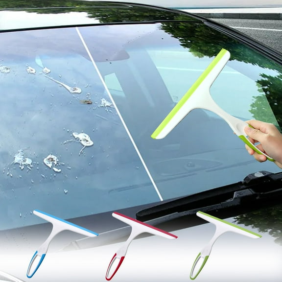PRETXORVE Household Glass Scraper Car Glass Cleaner Window Cleaning Floor Tile Wall Cleaning Brush Wiper