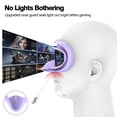 thumbnail image 3 of Silicone VR Face Cover Eyecups for Meta Quest 3S, Reduce Light Leakage Anti-Dirt and Sweat-Proof Cover-Purple, 3 of 8