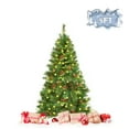 thumbnail image 1 of Patiojoy 5FT Pre-lit Hinged Artificial Pencil Fir Christmas Tree with LED Lights, 1 of 10