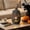 B, variant on Dust-Proof Wicker Jack-O'-Lantern with Removable Lid, Handwoven Black Pumpkin LED Lantern, Rustic Farmhouse Halloween Decor for Porch Fireplace Table Entryway Use
