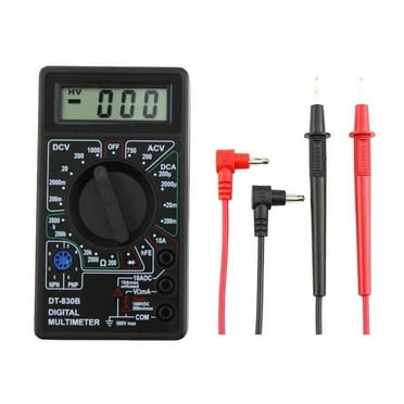 DT 830B LCD Voltmeter Ammeter Ohm Digital Multimeter Leads Electric Battery B3U3