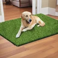 thumbnail image 2 of Estera de hierba para perros, almohadilla para orinar, estera de hierba lavable para perros, reutilizable, Control de olores para entrenamiento de mascotas, almohadilla para orinar de fácil limpieza, 2 of 7