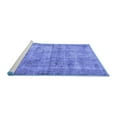 thumbnail image 2 of Ahgly Company Machine Washable Indoor Rectangle Persian Blue Traditional Area Rugs, 4' x 6', 2 of 4