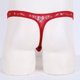 thumbnail image 4 of Gibobby Conjuntos de Lencería Calzoncillos T-back Ropa interior Hombres Encaje Floral Lencería Bikini Semi transparente Íntimos(Rojo, M), 4 of 4