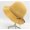 Yellow, variant on Summer Knitting Wool Hat Women Big Wide Brim Beach Hat Sun Hat Foldable Sun Block UV Protection Panama Hat Bone Big Brim Bow