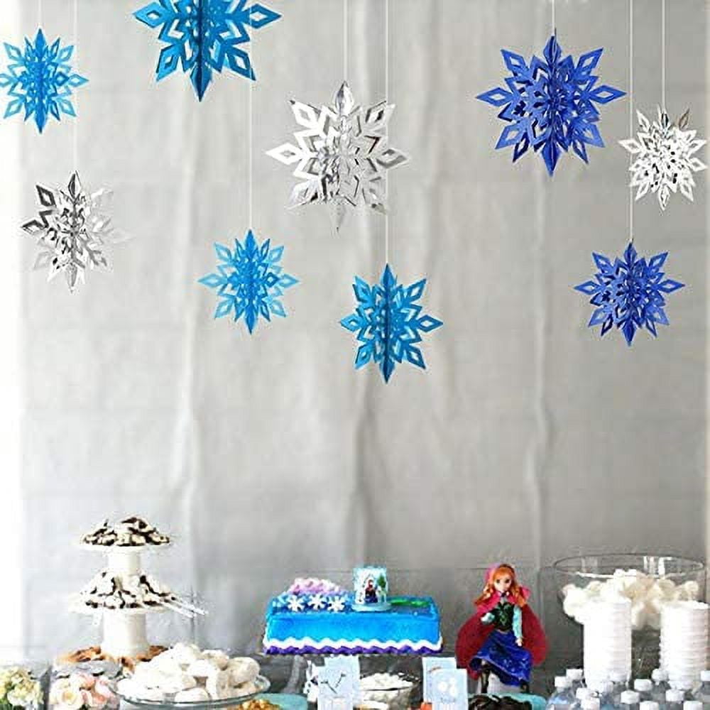 30pcs Snowflake Confetti Biodegradable Paper Confetti Winter -    Winter baby shower decorations, Paper confetti, Winter wedding decorations