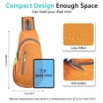 thumbnail image 4 of Bolso Cruzado Ligero TITECOUGO en Nylon Naranja, 4 of 6