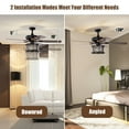 thumbnail image 4 of Costway 52" Ceiling Fan with Light Reversible Crystal Ceiling Fan Lamp W/Remote Control, 4 of 10