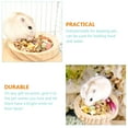 thumbnail image 2 of Soimiss 2Pcs Pet Cage Feeder Wooden Hamster Bowl Khaki Comfortable Mealtime Dish, 2 of 8