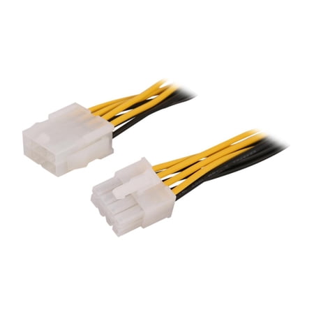 UPC: 0065030821728 | StarTech.com EPS8EXT 8 in. EPS 8 Pin Power Extension Cable Female to Male