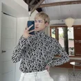 thumbnail image 3 of Ropa para hombre, camisetas ajustadas para hombre, jersey a cuadros, tops ajustados con cuello alto estampado Y2k Harajuku, moda social, manga larga, oferta, 3 of 5