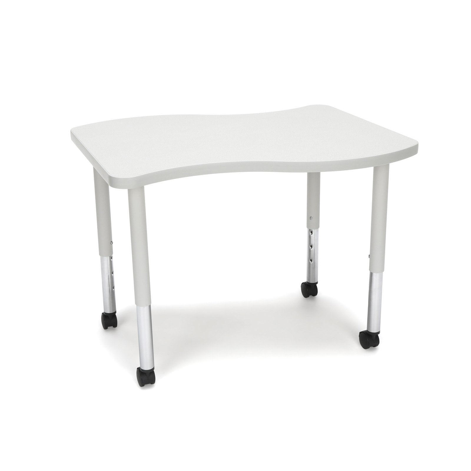 Adapt Series Large Wave Standard Table 25 33 Height Adjustable