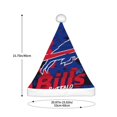 thumbnail image 3 of Gorros navideños personalizados para adultos del equipo de fútbol Bills, gorros con decoración navideña, gorros de regalo navideño, 3 of 7
