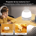 thumbnail image 4 of Lámpara De Proyector Star, Luces Nocturnas Recargables blanca, 4 of 5