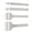 4mm, variant on Geemin Professional Punching Chisel With Ergonomic NonSlip Handle For Long Crafting 3mm,4mm,5mm Spacing Prong Option