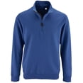 thumbnail image 1 of SOLS Mens Stan Contrast Zip Neck Sweatshirt, 1 of 4