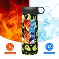 thumbnail image 6 of Picia Avocado Toast Pattern 18oz Sports Insulated Kettle With Straw Insulated Water Bottle For Running Hiking Cycling Climbing Men'S Woman Insulated Water Bottle, 6 of 8