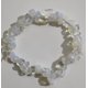 thumbnail image 1 of Xiao Hua Pulsera de cuentas hecha a mano, ideal para hombres y mujeres, con piedras naturales irregulares (blanco leche)., 1 of 5