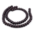 thumbnail image 3 of The Bead Chest Dark Brown Abacus Natural Wood Beads (10x15mm): Organic Eco-Friendly Wooden Bead Strand for DIY Jewelry, Crafts, Necklace and Bracelet Making, 3 of 4