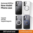 thumbnail image 3 of Funda para Samsung Galaxy S25 compatible con MagSafe TPU + Acrílico + Soporte metálico Acabado mate, 3 of 5