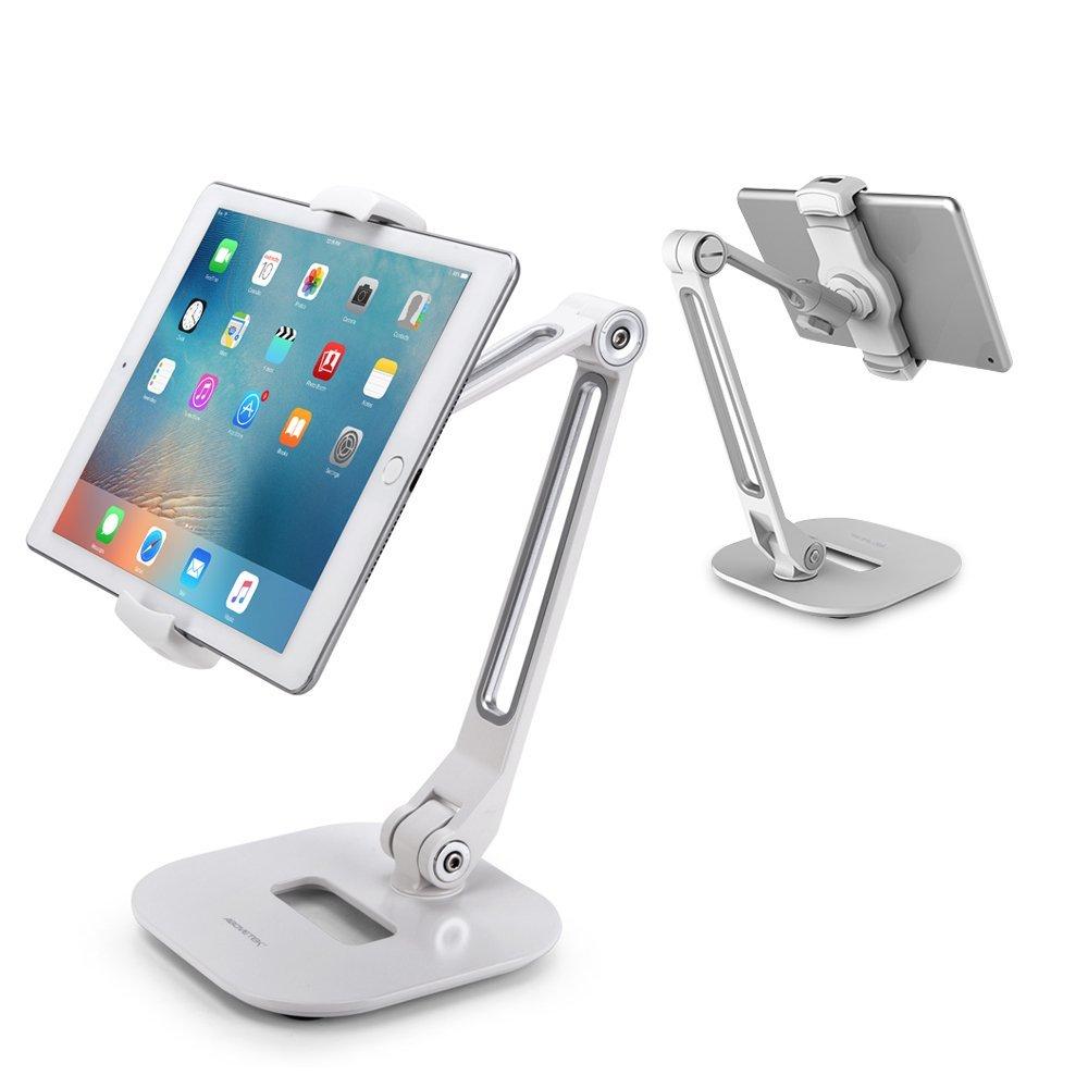 AboveTEK Long Arm Aluminum Tablet Stand, Folding iPad ...