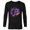 Black, variant on Avengers A Logo Melting Paint Drip - Long Sleeve T-Shirt for Men - Customized-White