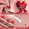 thumbnail image 4 of Red Heart Valentine's Day Banner Romantic Heart Backdrop Pink Background Gold Leaves Love Display for Valentine's Day Party Romantic Date Photo Shoot, 4 of 9