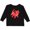 AB-Black, variant on Inktastic Cute Baby Red Dragon Boys or Girls Long Sleeve Toddler T-Shirt
