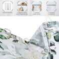 thumbnail image 6 of Eucalyptus Shower Curtain, Watercolor Green Leaves on The Top Plant with Floral Bathroom Curtain Bathtub Home Decor Waterproof Fabric Machine Washable with 12 Hooks, 6 of 6