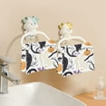 thumbnail image 6 of Hand Drawn Halloween 6 Pack Kitchen Cleaning Cloths 11'' x 11'', Super Absorbent, Soft Double Layer Plush for Dish and Surface Cleaning, 6 of 9