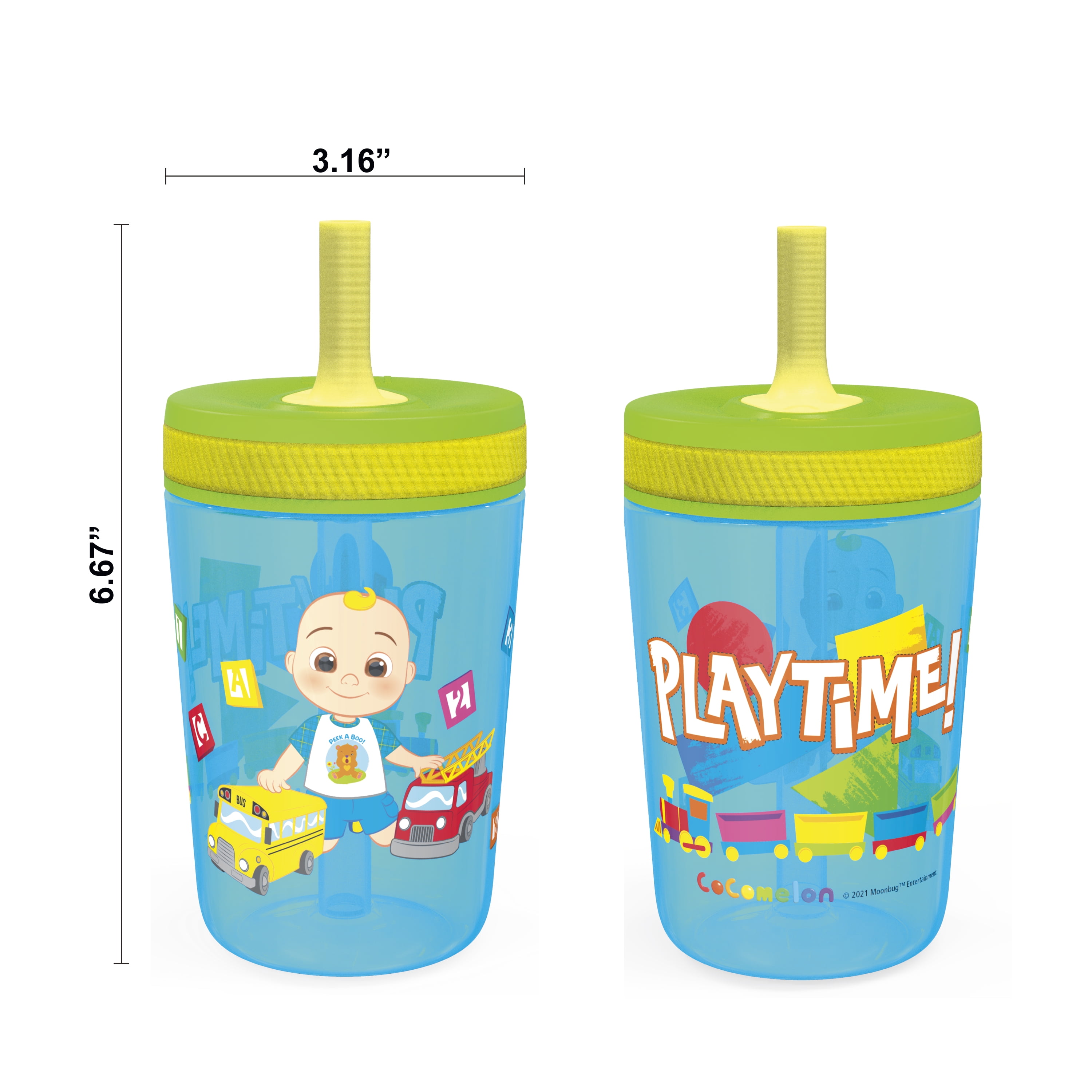 Zak Designs CoComelon Kelso Toddler Cups For Travel or At Home, 12oz Vacuum  Insulated Stainless Stee…See more Zak Designs CoComelon Kelso Toddler Cups