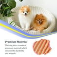 thumbnail image 4 of Methold Chaleco para cachorros, exquisito regalo dulce a rayas, suministros para mascotas pequeñas, ropa para perros, ropa sin hebillas, sudadera de Type3 NO3 Methold PT003822-29B, 4 of 6