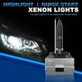 thumbnail image 2 of For Mercedes-Benz ML350 2008-2015 D1S HID Headlight Bulb 6000K Crystal White Xenon Bulbs Set 2, 2 of 12