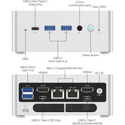 MINISFORUM NAB6 Lite Mini PC Core i5-12600H(12C/16T, up to 4.5 GHz) Mini Computer 32GB RAM + 512GB SSD, 2xHDMI + 2xUSB-C 4K@60Hz Outputs, 2x2.5G LAN, 4xUSB3.2, Intel Iris Xe Graphics Desktop Computer