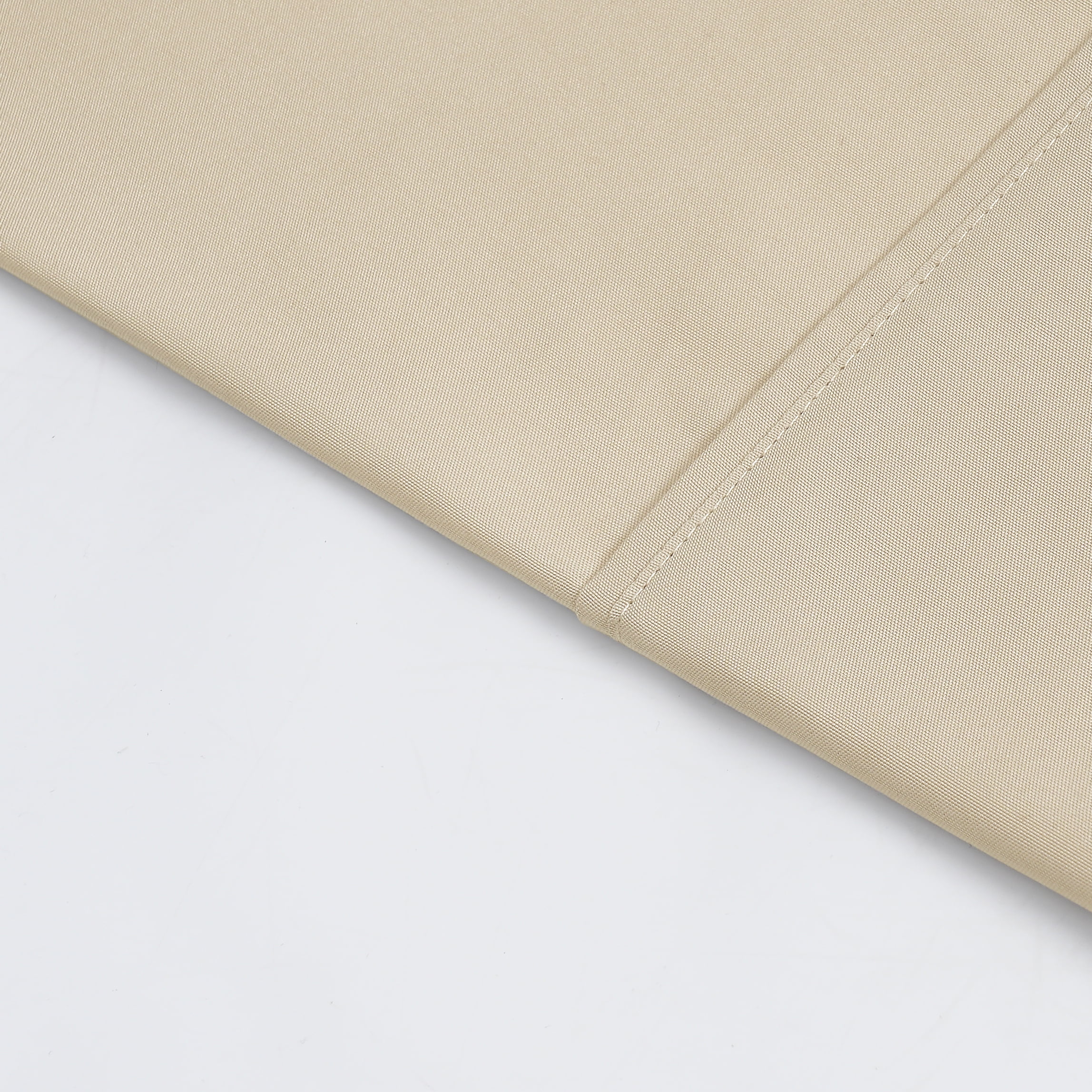 Mainstays Super Soft Brushed Microfiber Bed Sheet Set, Papyrus Beige, Queen, 4 Piece