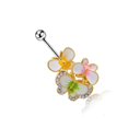 thumbnail image 3 of Creative Butterfly Dangle Navel Rings Belly Button Rings Navel Piercing Rings, 3 of 3