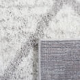 thumbnail image 6 of SAFAVIEH Berber Shag Lidija Trellis Area Rug, Grey/Ivory, 6'7" x 8'7", 6 of 8