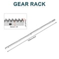 thumbnail image 2 of Uxcell Steel Gear Rack, 2 Pack Total 6.6 ft Heavy Duty Reinforced Racks with Mounting Hardware Straight Gear, 2 of 8