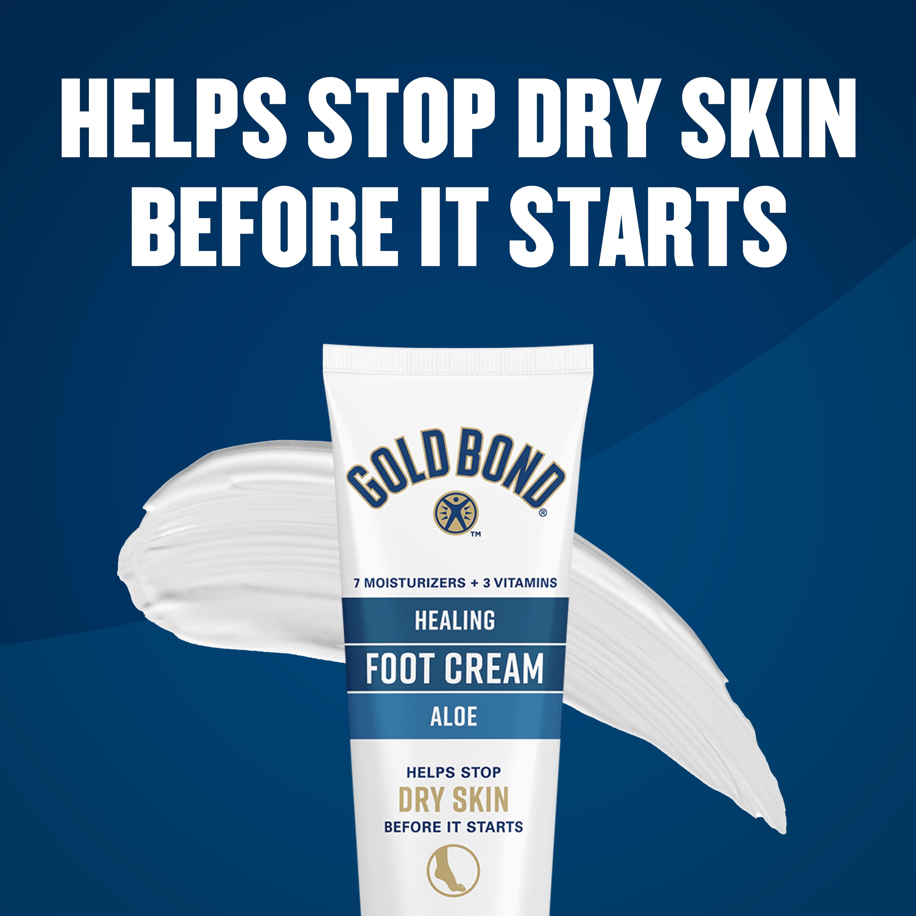 Gold Bond Healing Hydrating Foot Cream for Dry Feet & Skin 4oz