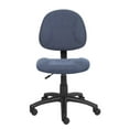 thumbnail image 2 of Boss Office Products Adjustable DX Fabric Posture Office Chair in Blue, 2 of 5