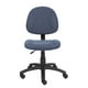 Boss Office Products Réglable DX Tissu Posture Chaise de Bureau en Bleu – image 2 sur 5