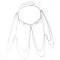 thumbnail image 3 of Cadena de hombro con diamantes de imitación para mujer, cadenas de bikini en capas de moda, joyería para fiesta de graduación, 3 of 7