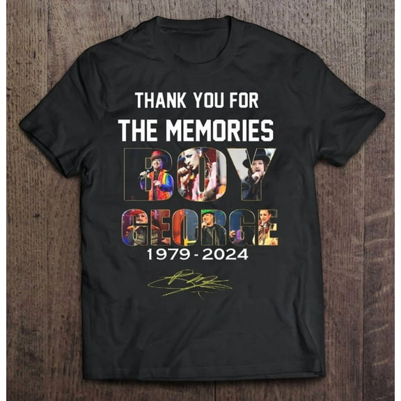 RARE BOY GEORGE 1979-2024 Round neck T-Shirt Unisex S-5XL TN040