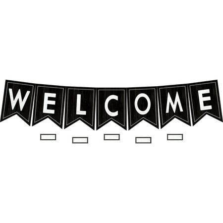 UPC: 0882319012253 | Teacher Created Resources Modern Farmhouse Pennants Welcome Bulletin Board Set (TCR8506)