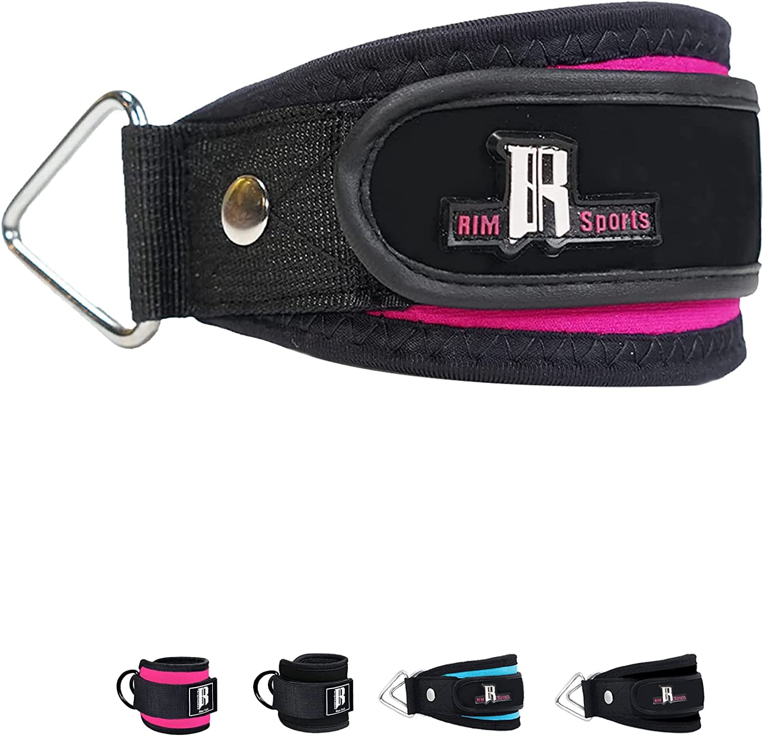 RIMSports Ankle Straps for Cable Machines and Cuffs for Weightlifting