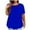 Dark Blue, variant on Besolor Plus Size Tops for Women Casual Crewneck Short Sleeve Summer Basic Tee Shirts Loose Solid Color Blouses