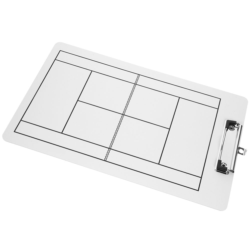 2PCS Reusable Coaching Clipboard for Tennis Hockey Whiteboard Training Planning Demonstrate