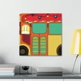 thumbnail image 3 of Bus In Art Deco - Canvas, 3 of 10